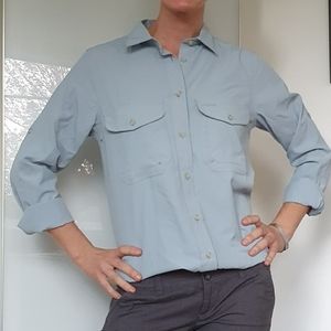 Filson Light Blue Button Down Shirt NWT